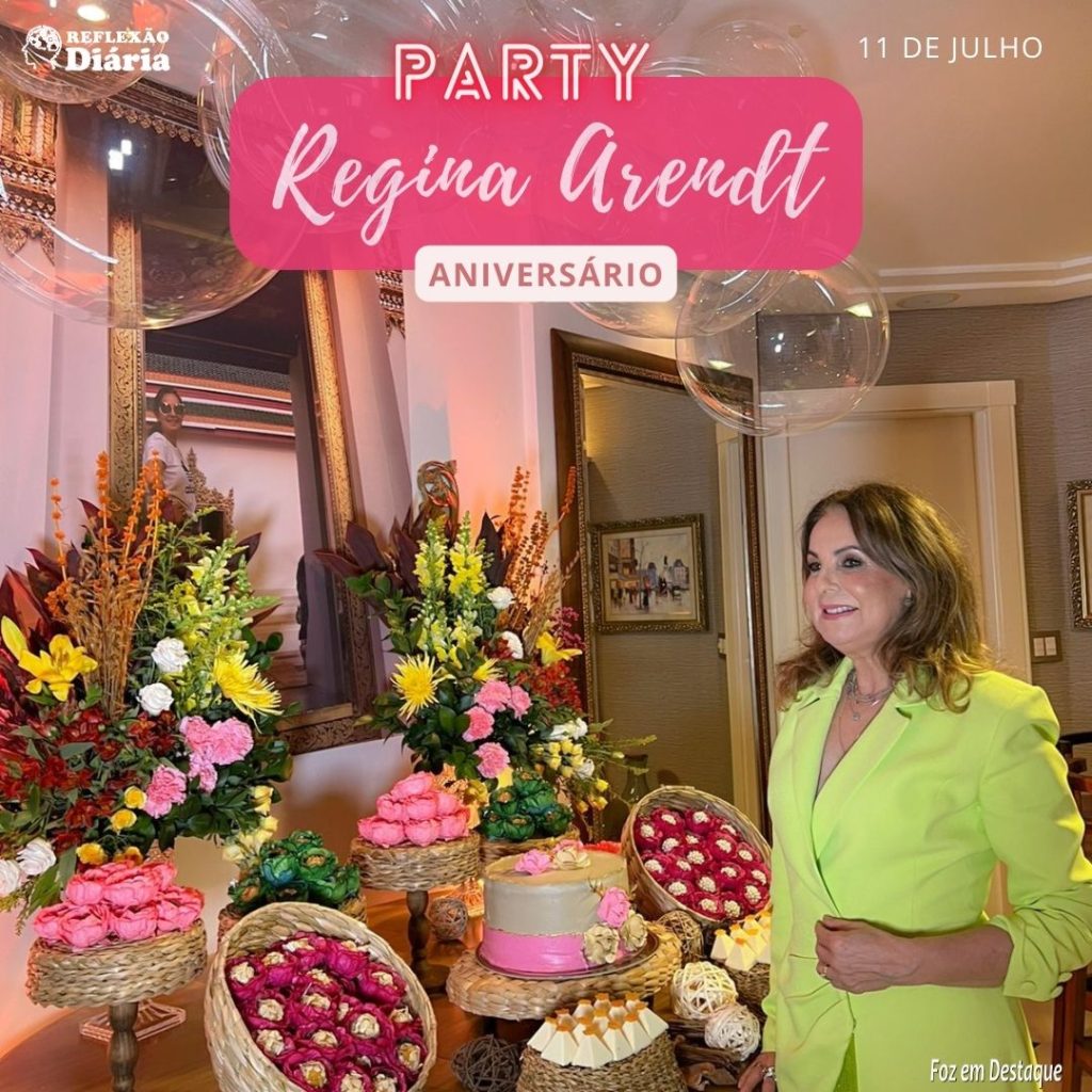 ANIVERSÁRIO REGINA ARENDT!