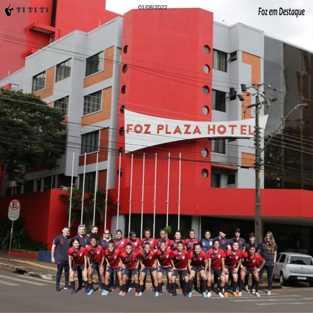 Athletico Paranaense no Foz Plaza Hotel.