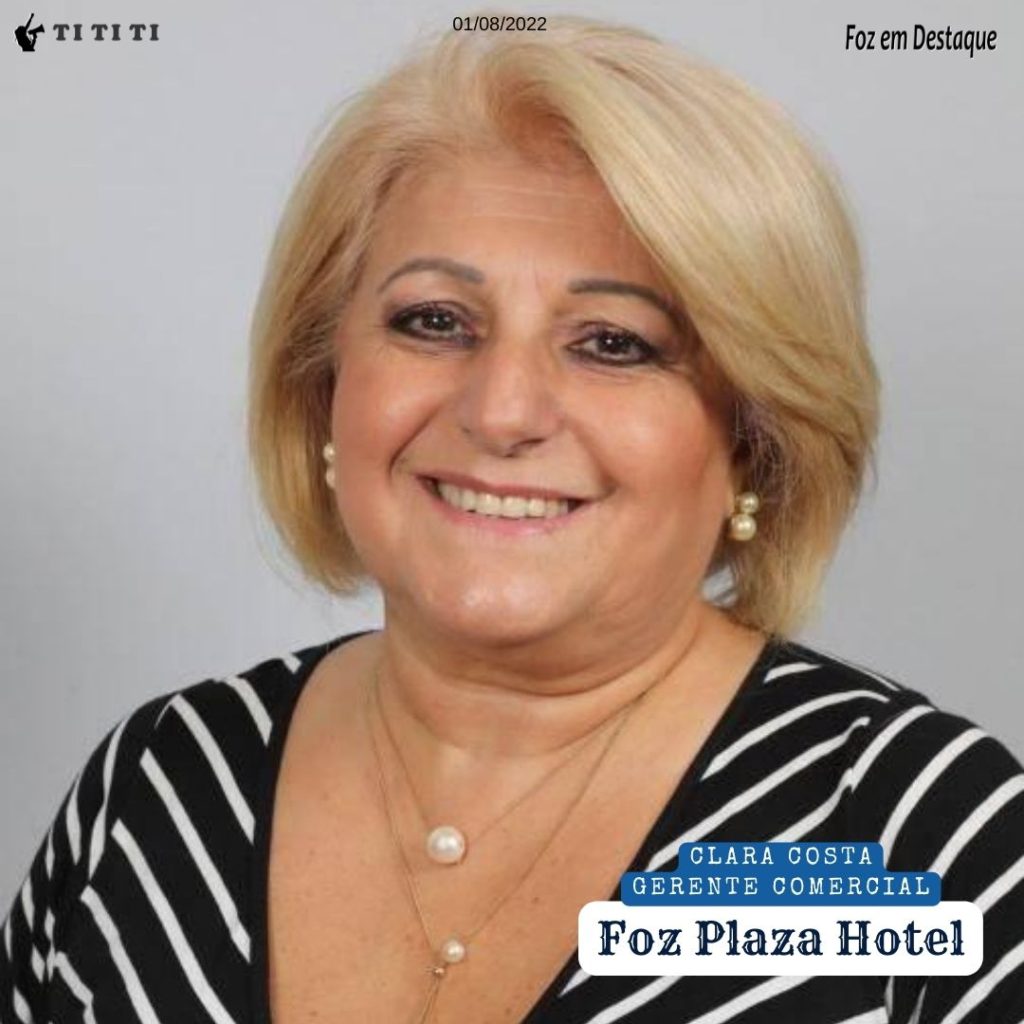 Clara Costa, gerente comercial do do Foz Plaza Hotel.