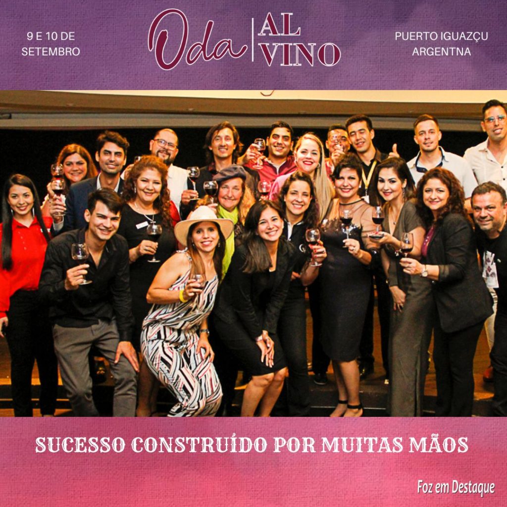 EQUIPE DE SUCESSO NA ODA AL VINO 2022