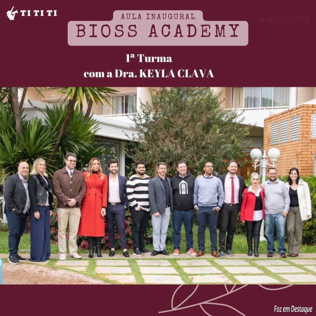 Turma da Bioss Academy em Foz: Dra. Kayla Klava.