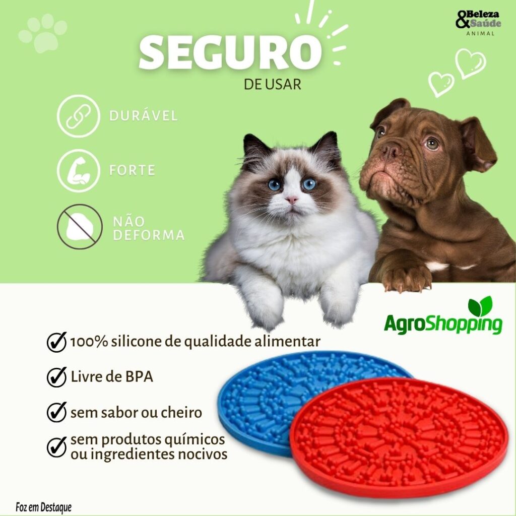 LICK PAD: O tapete que acalma os cãezinhos na Agroshopping