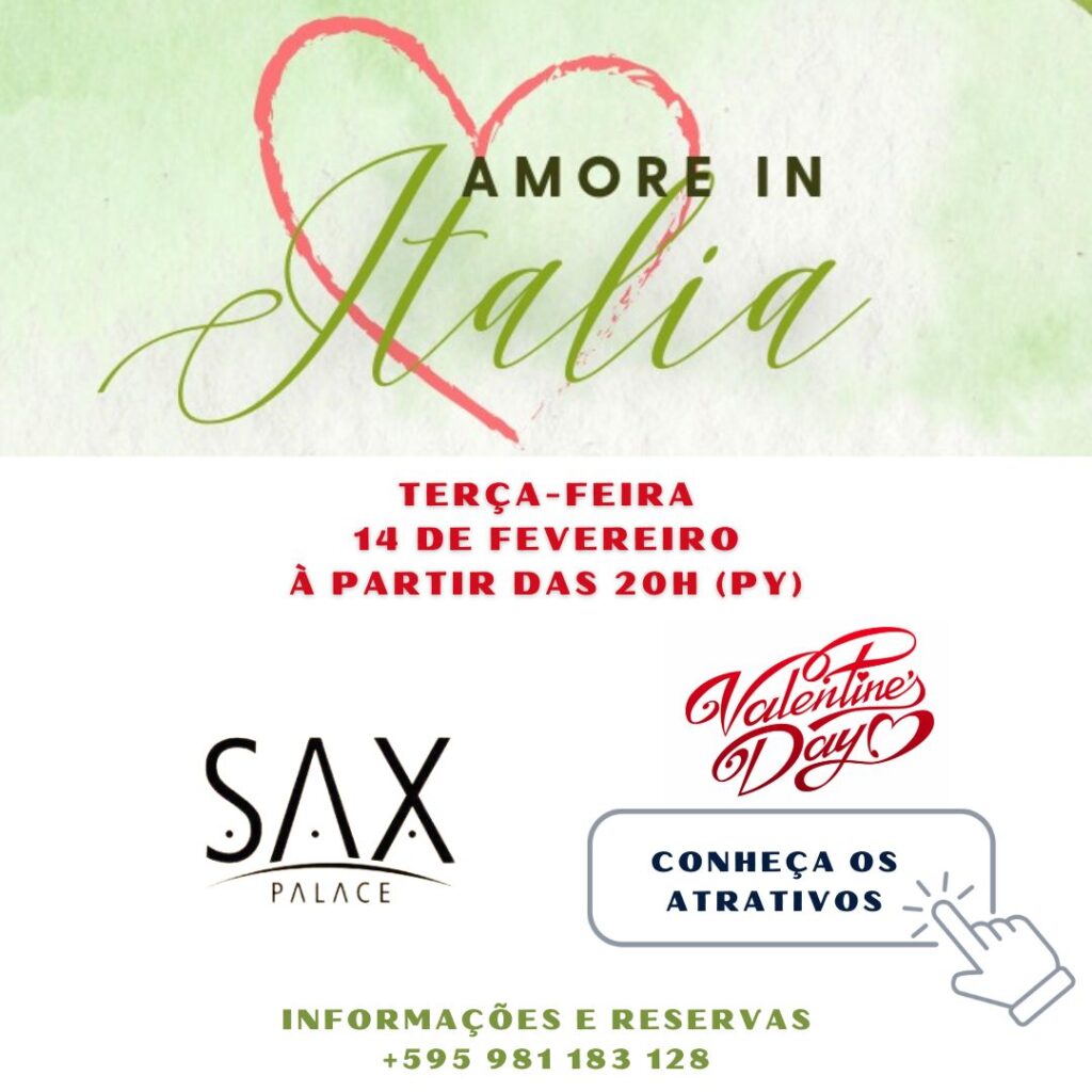 DIA DOS NAMORADOS NA SAX 2023 (VALENTINE´S DAY) SAX DEPARTMENT STORE
