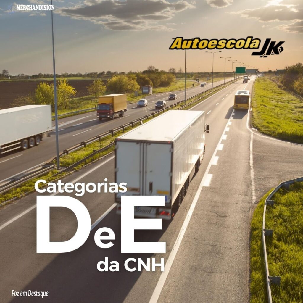 Categorias D e E da CNH Autoescola JK