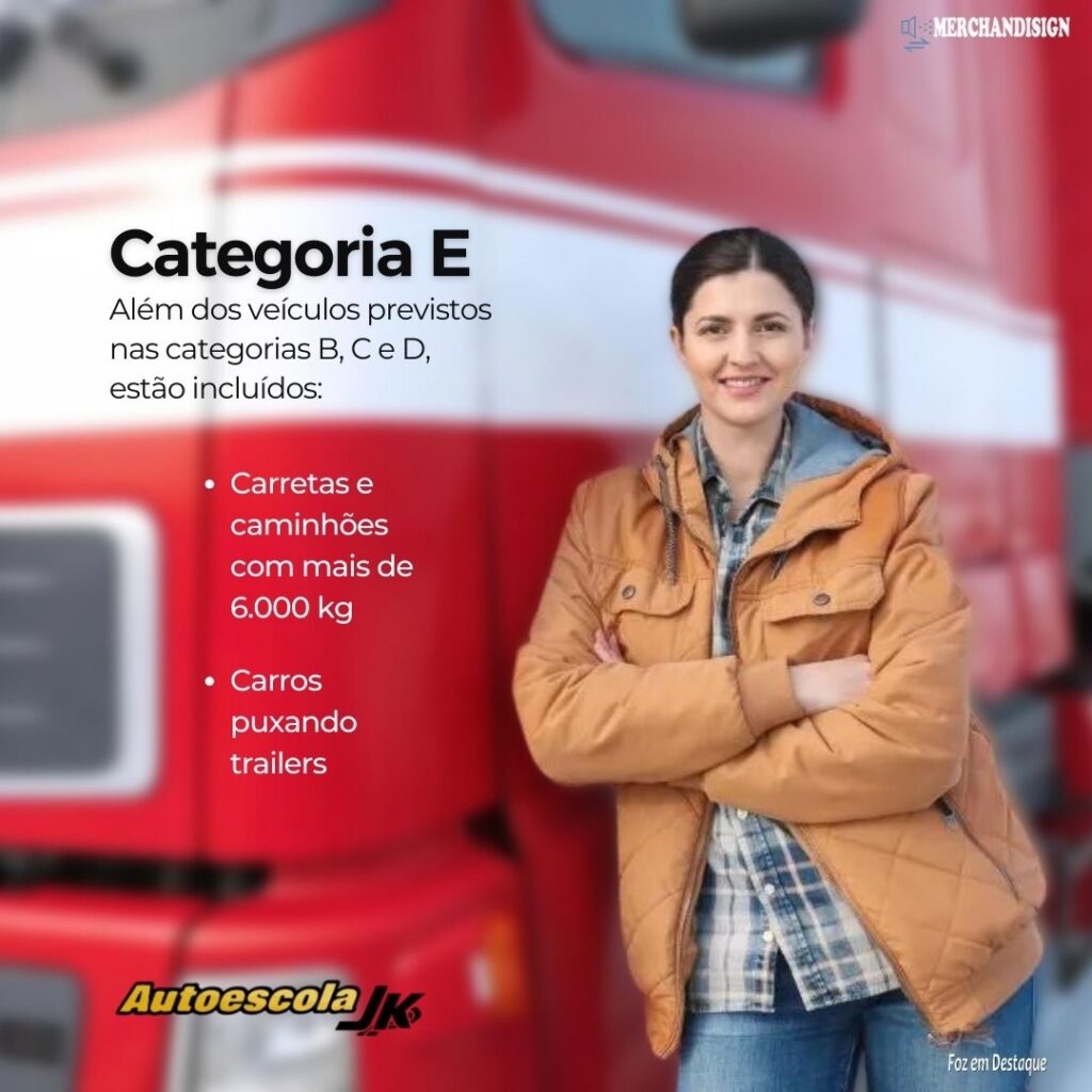 Categorias D e E da CNH