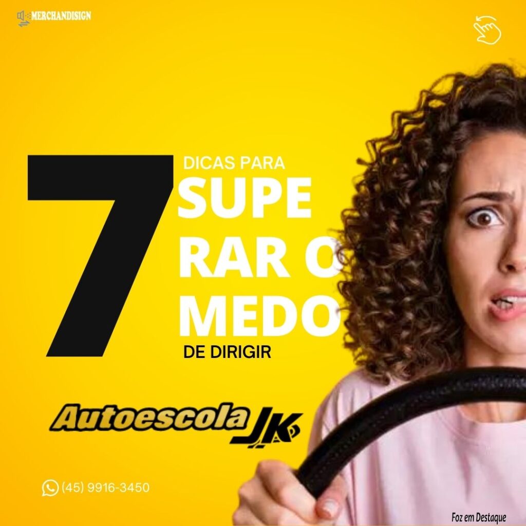 medo de dirigir Autoescola JK