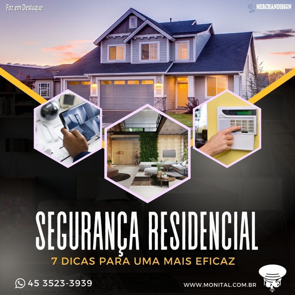 segurança residencial com a Monital Metropol.