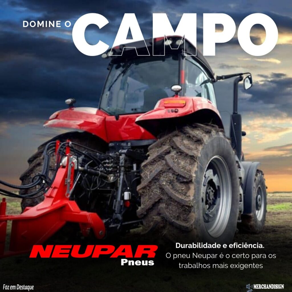 Domine o campo com pneus para trator Neupar