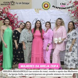 CHÁ BENEFICENTE DO CAFÉ ONCOFOZ MULHERES DA IGREJA DA CEIFA