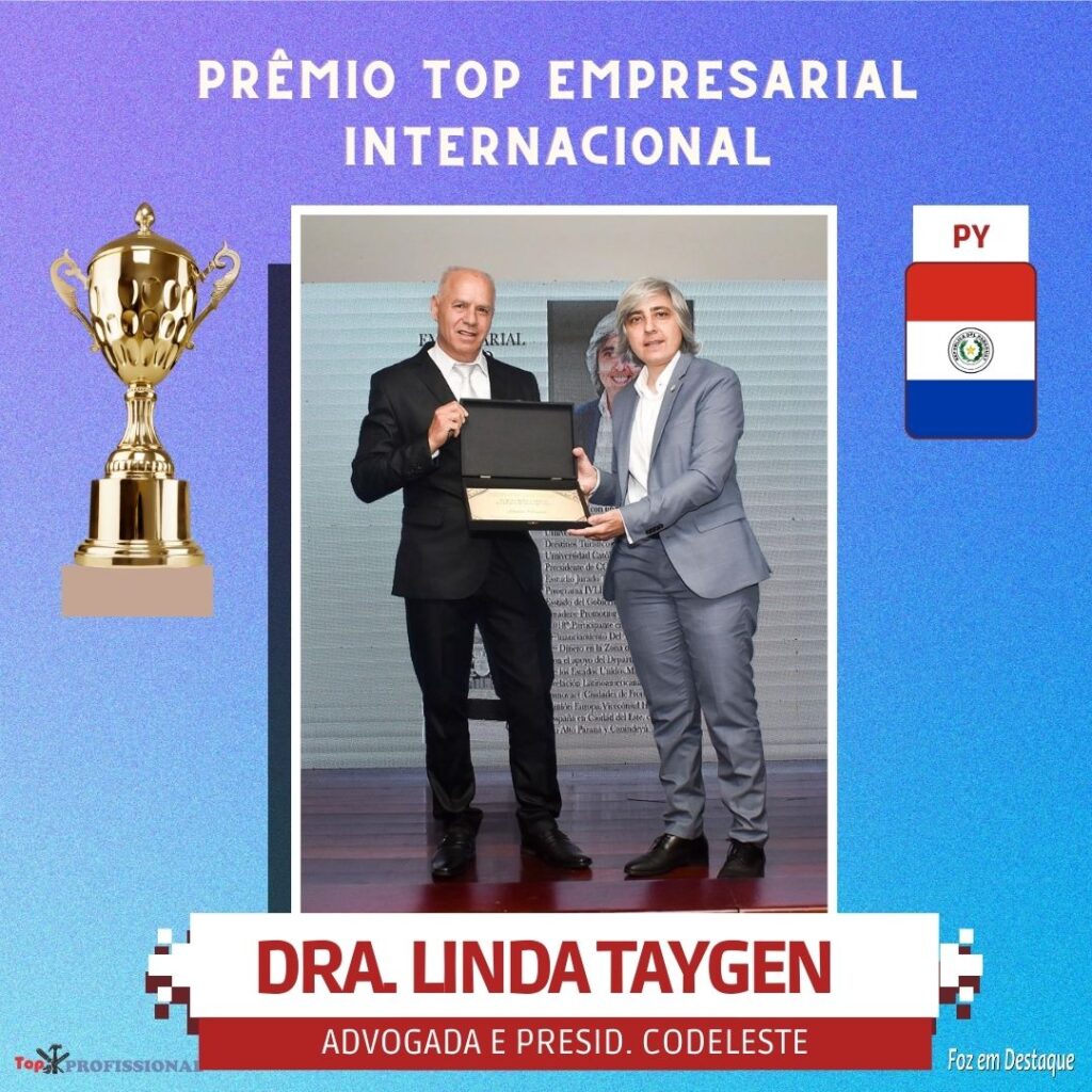 PRÊMIO TOP EMPRESARIAL INTERNACIONAL - LINDA TAIYGEN