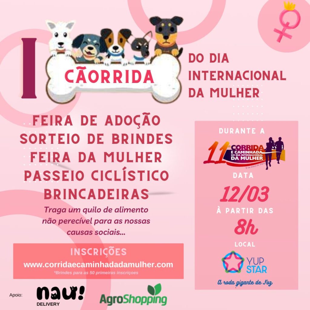 WORKSHOP EMPODERAMENTO FEMININO CORRIDA NAU AGROSHOPPING CAORRIDA