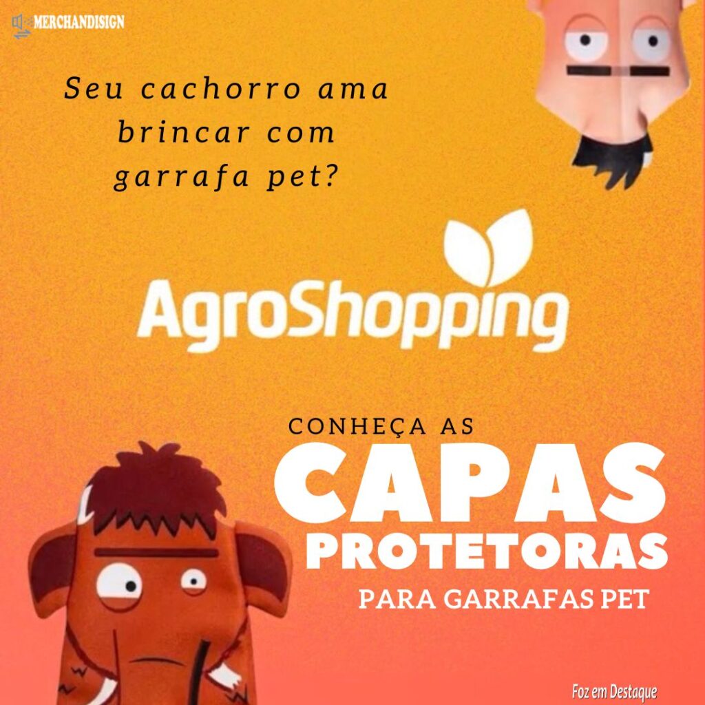 Conheça a capa protetora para garrafas pet na AgroShopping