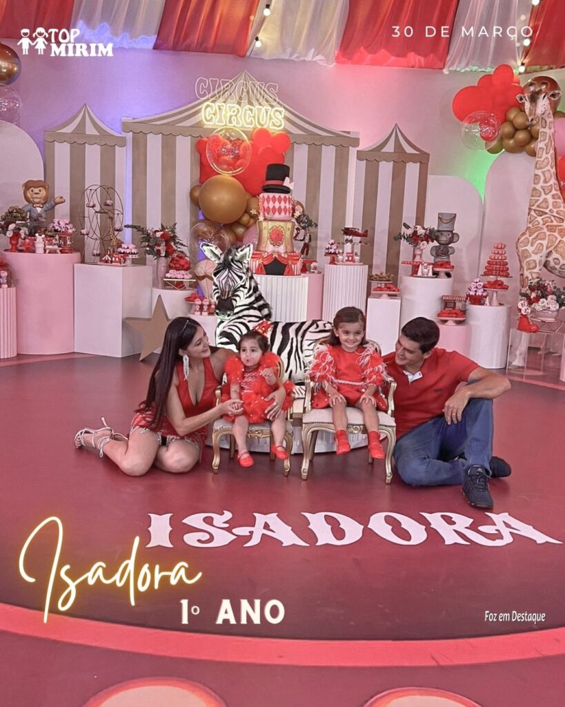 ISADORA FILHA ZAINAB SALMAN E LUIS VENDRÚSCOLO - 1º ANIVERSÁRIO