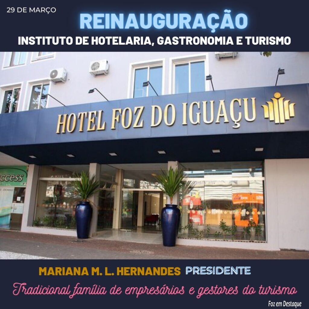 INSTITUTO DE HOTELARIA GASTRONOMIA E TURISMO - MARIANA HERNANDES GONZALES PRESIDENTE