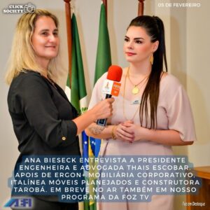 ANA BIESEK E THAIS ESCOBAR