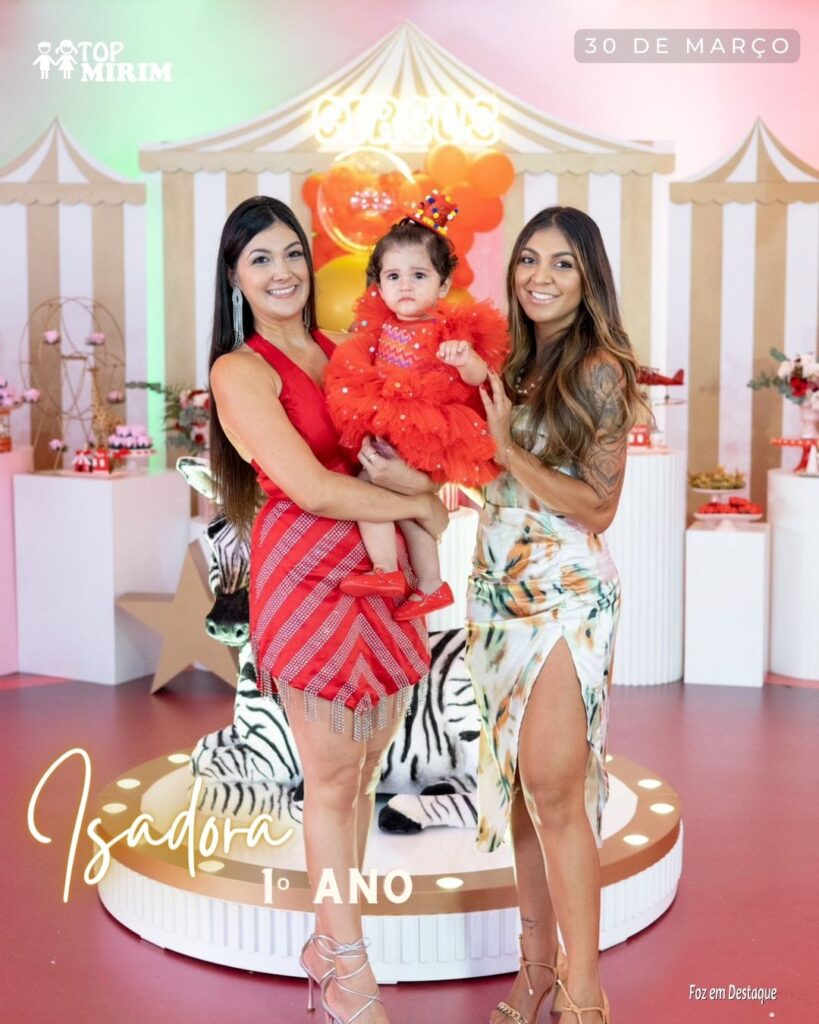 ISADORA FILHA ZAINAB SALMAN E LUIS VENDRÚSCOLO - 1º ANIVERSÁRIO - HANA SALMAN