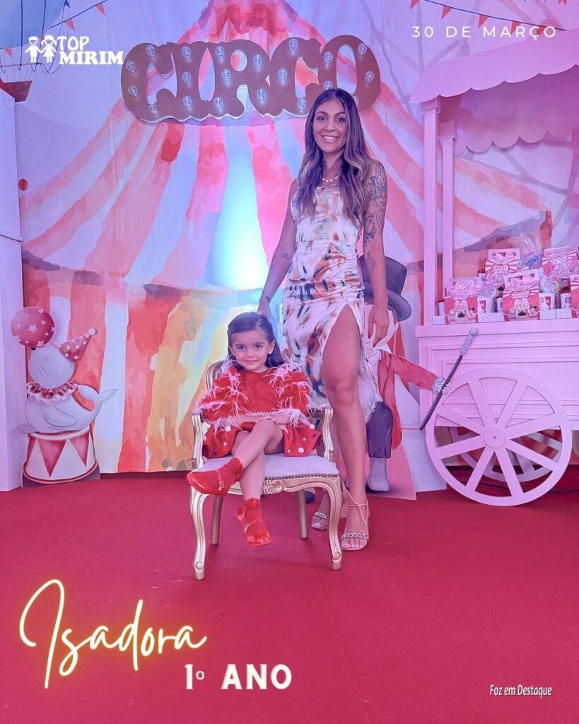 ISADORA FILHA ZAINAB SALMAN E LUIS VENDRÚSCOLO - 1º ANIVERSÁRIO - HANA SALMAN