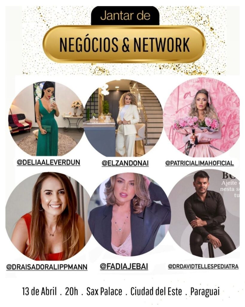 Dr. DAVID WILKERSON,  FÁDIA JEBAI, Dra. ISADORA LIPPMANN, DELIA ALE VERDUN ,
ELZA ZANDONAI,
PATRÍCIA LIMAH 