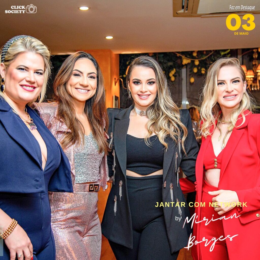 JANTAR NETWORK MIRIAN BORGES - JANIA NUNES - JULIANI PIRES - MARCELA ROLIN