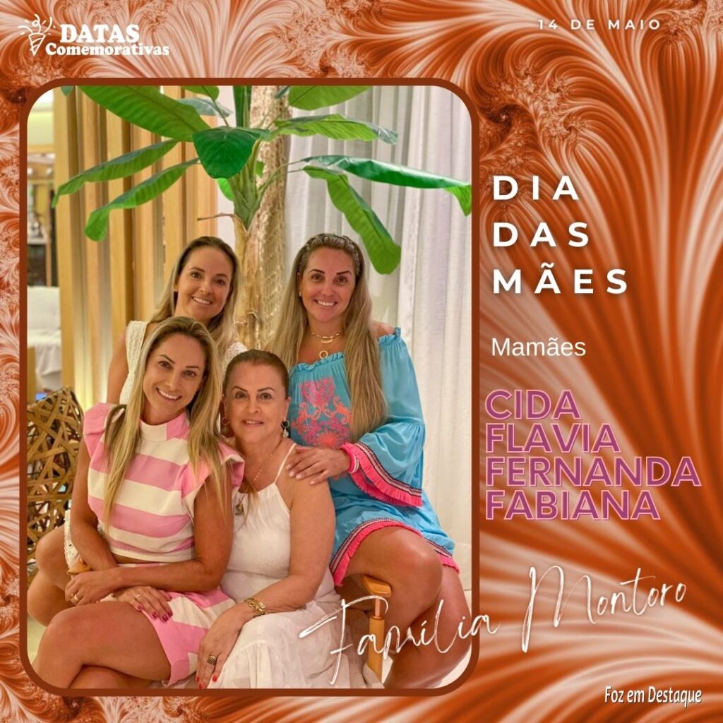 CIDA MONTORO, FLÁVINHA MONTORO, FERNANDA MONTORO BURKLE E FABIANA MONTORO