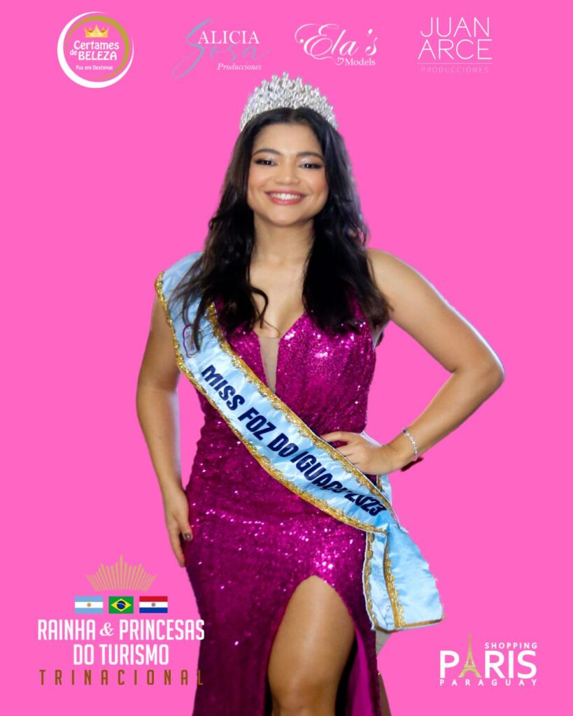 SUZANE MULLER MISS FOZ DO IGUAÇU 2023 NO MISS PARANA GLOBO