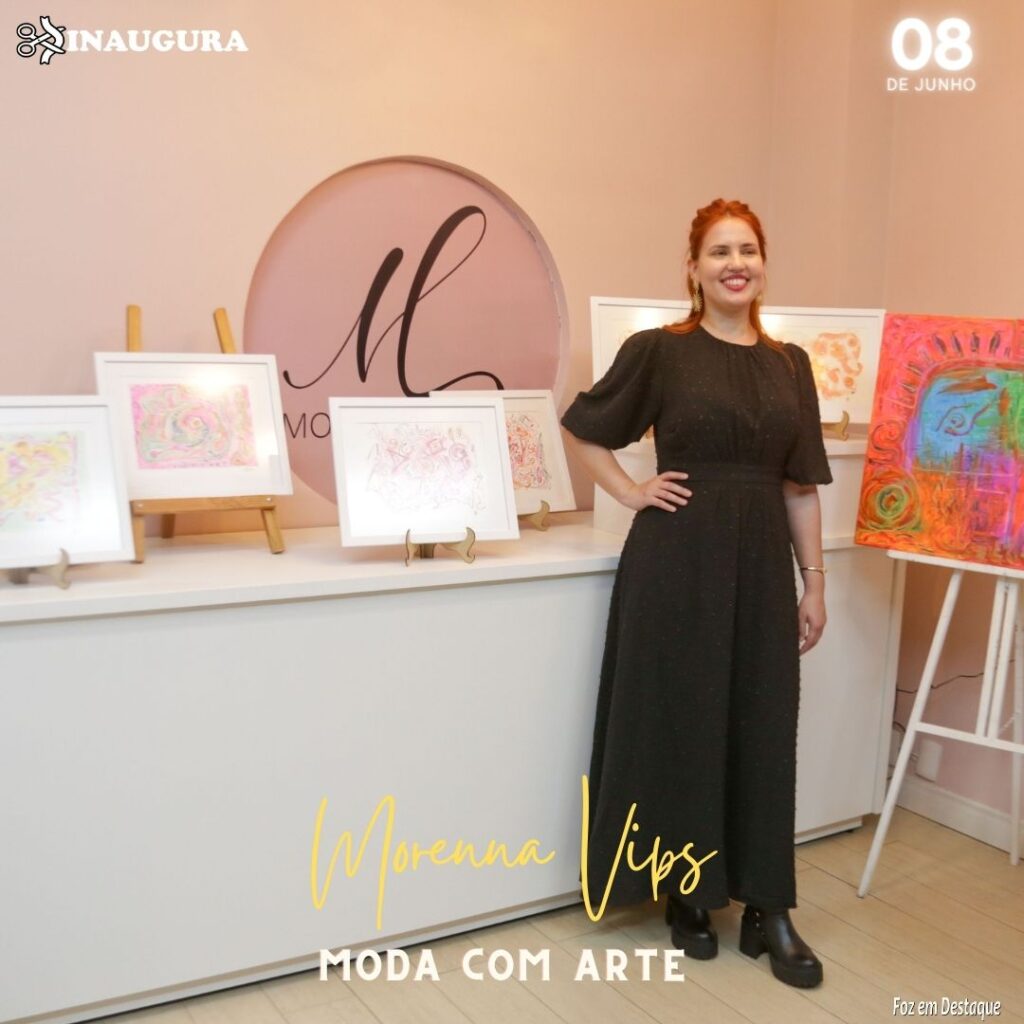 MORENNA VIPS MODA COM ARTE  MARIA INÉS VIANA