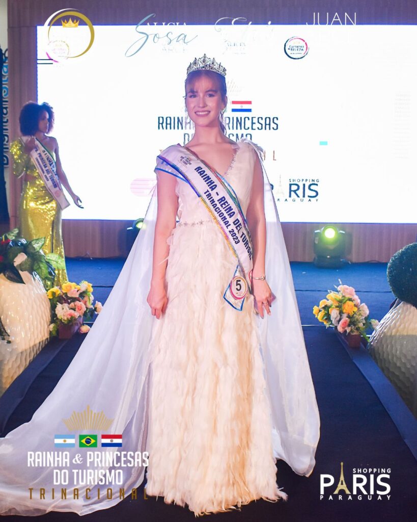 RAINHA REINA DO TURISMO TRINACIONAL   LAURA CUNA, CERTAMES DE BELEZA FOZ EM DESTAQUE