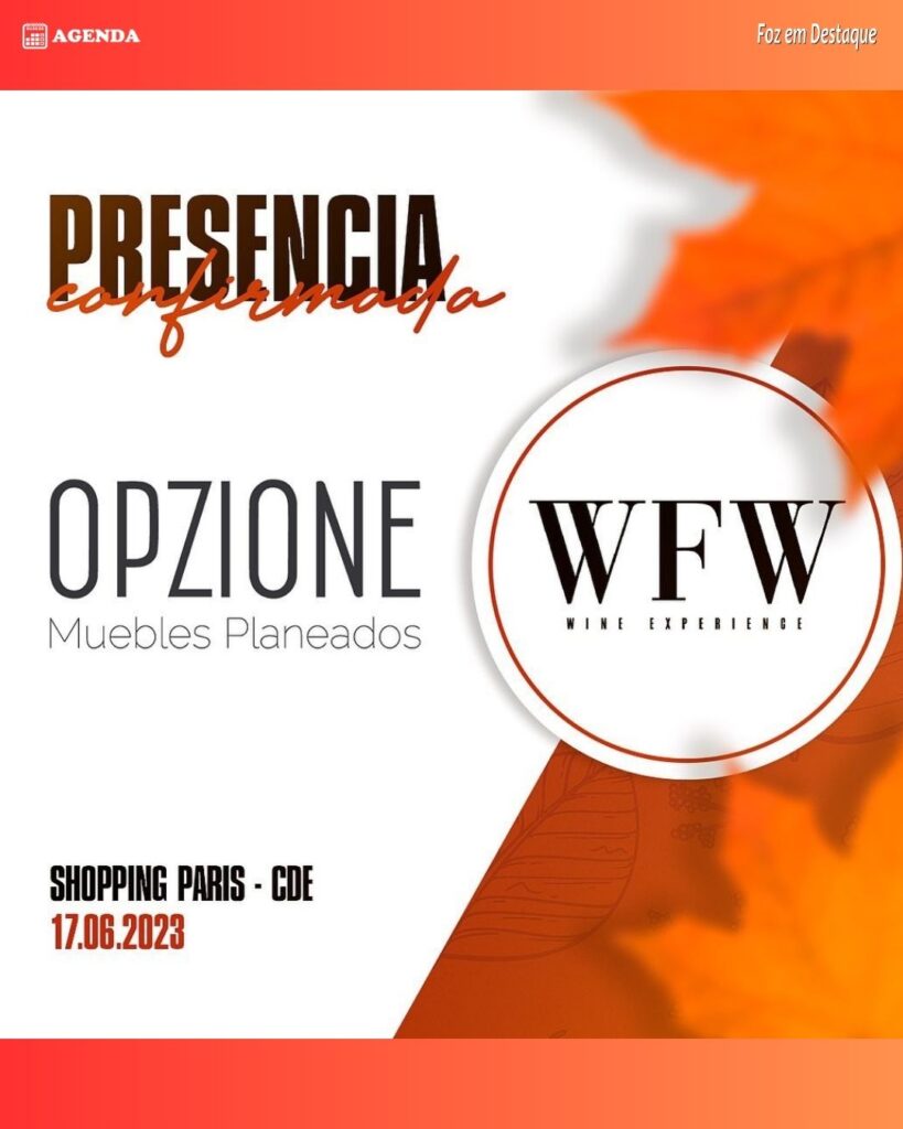 OPZIONES MUEBLES É PRESENÇA NO WFW 2023