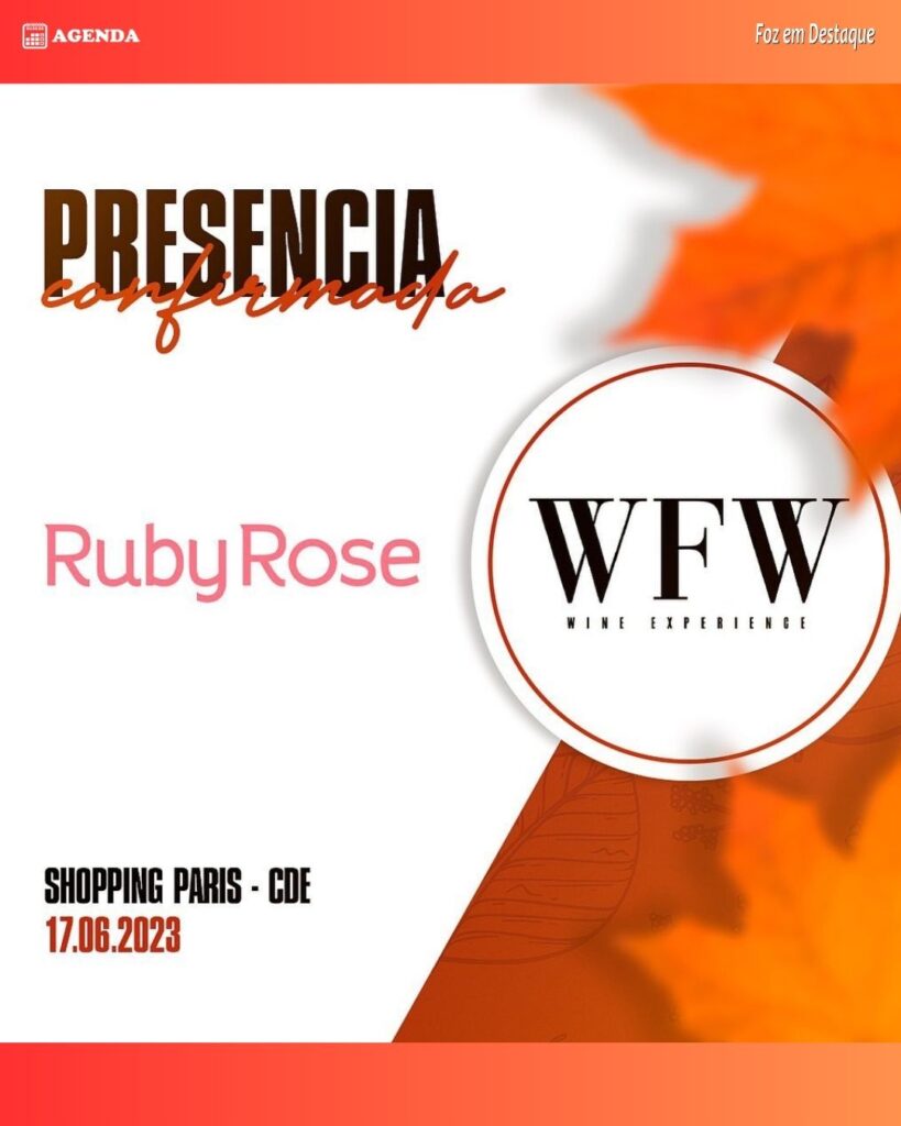 RUBY ROSE É PRESENÇA NO WFW 2023