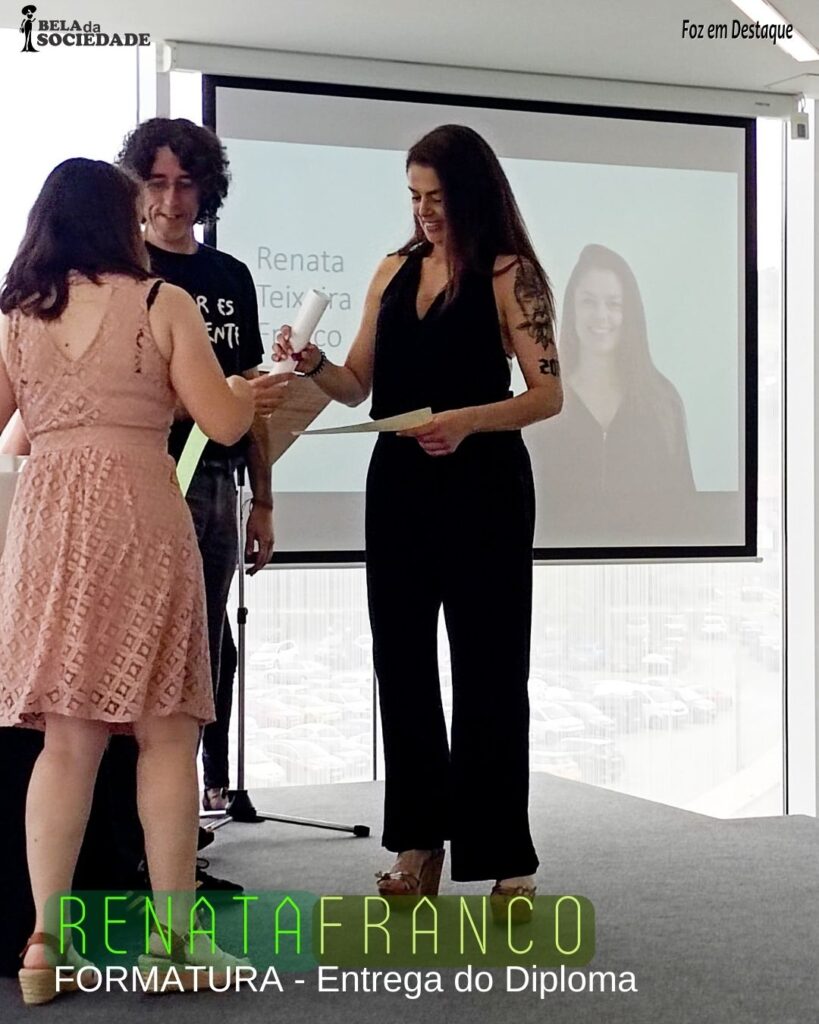 RENATA FRANCO FORMATURA ESPANHA
