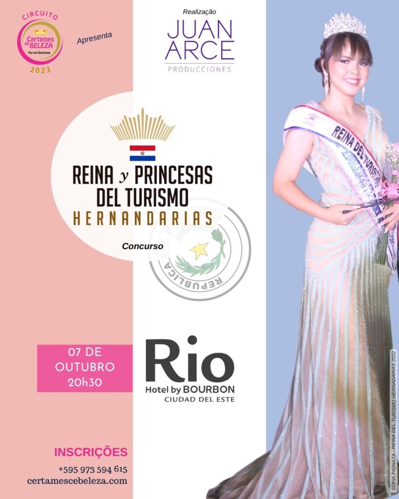 REINA DEL TURISMO HERNANDARIAS 2023 COM JUAN ARCE, CERTAMES DE BELEZA