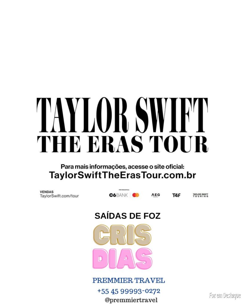 TAYLOR SWIFT PREMMIER FOZ SHOW NO BRASIL