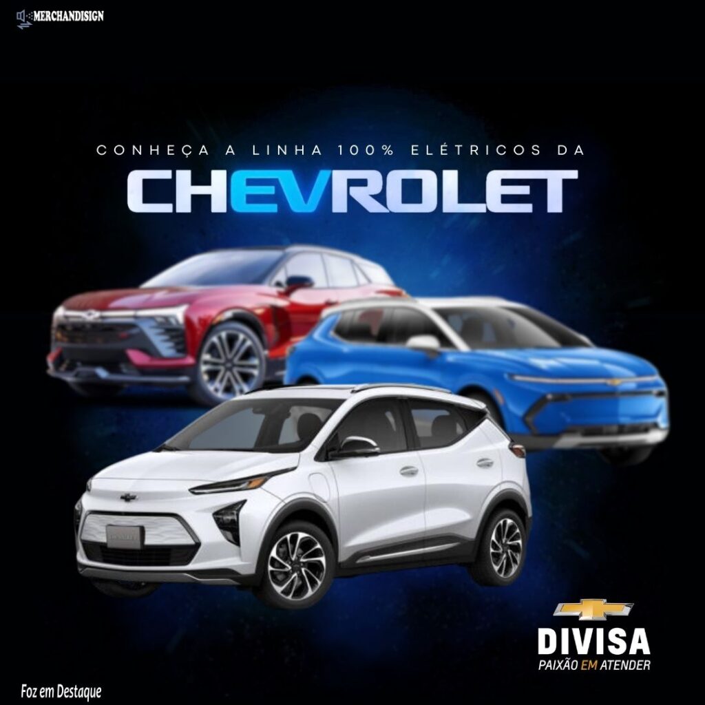 O futuro é elétrico na Chevrolet