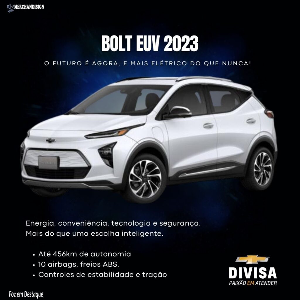 O futuro é elétrico na Chevrolet