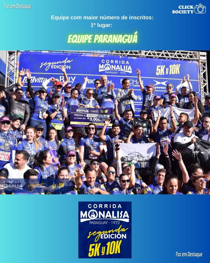 2ª CORRIDA DA MONALISA 2023  - EQUIPE PARANAGUA