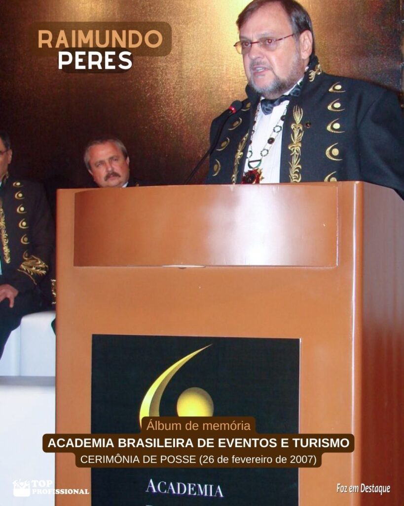 RAIMUNDO PERES ACADEMIABRAS. EVENTOSETURISMO - ACADEMIA BRASILEIRA DE EVENTOS E TURISMO