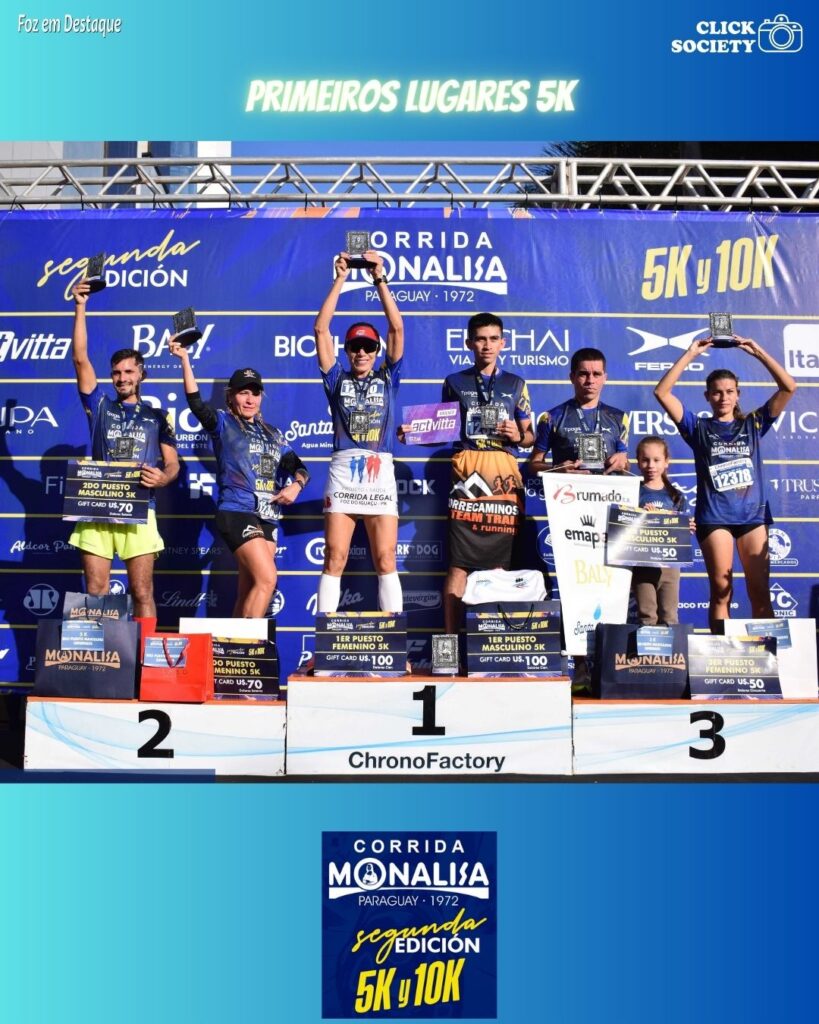 2ª CORRIDA DA MONALISA 2023  - VENCEDORES 5K