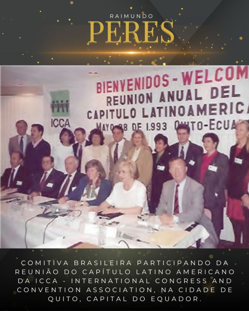 RAIMUNDO PERES GESTOR TURISMO ICCA INTERNATIONAL CONGRESS AND CONVENTION ASSOCIATION