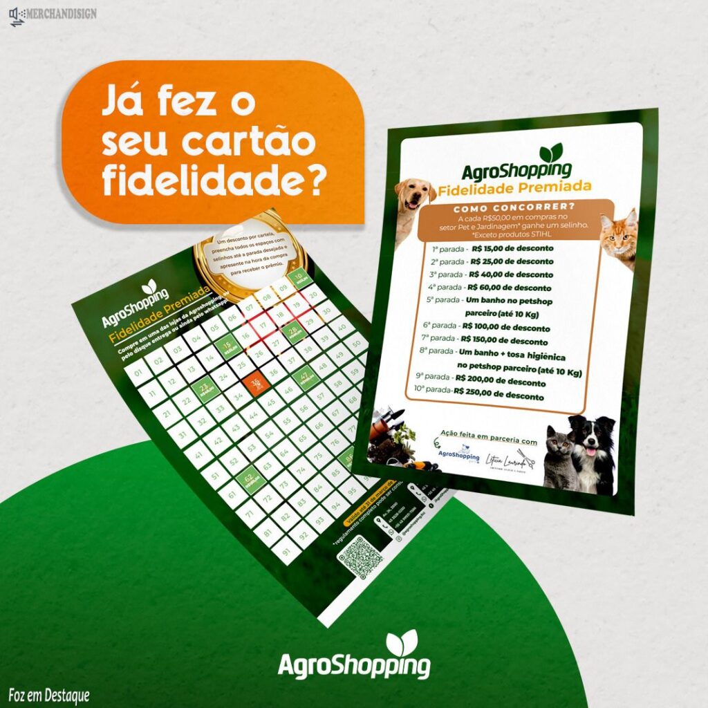 Cartão Fidelidade Premiada AgroShopping