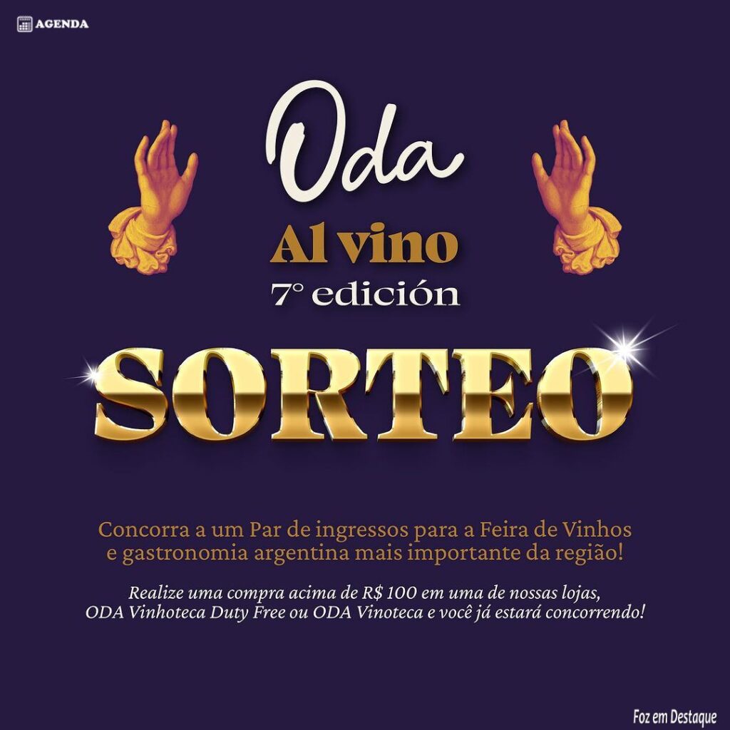 Sorteio 7ª Edição Oda al Vino