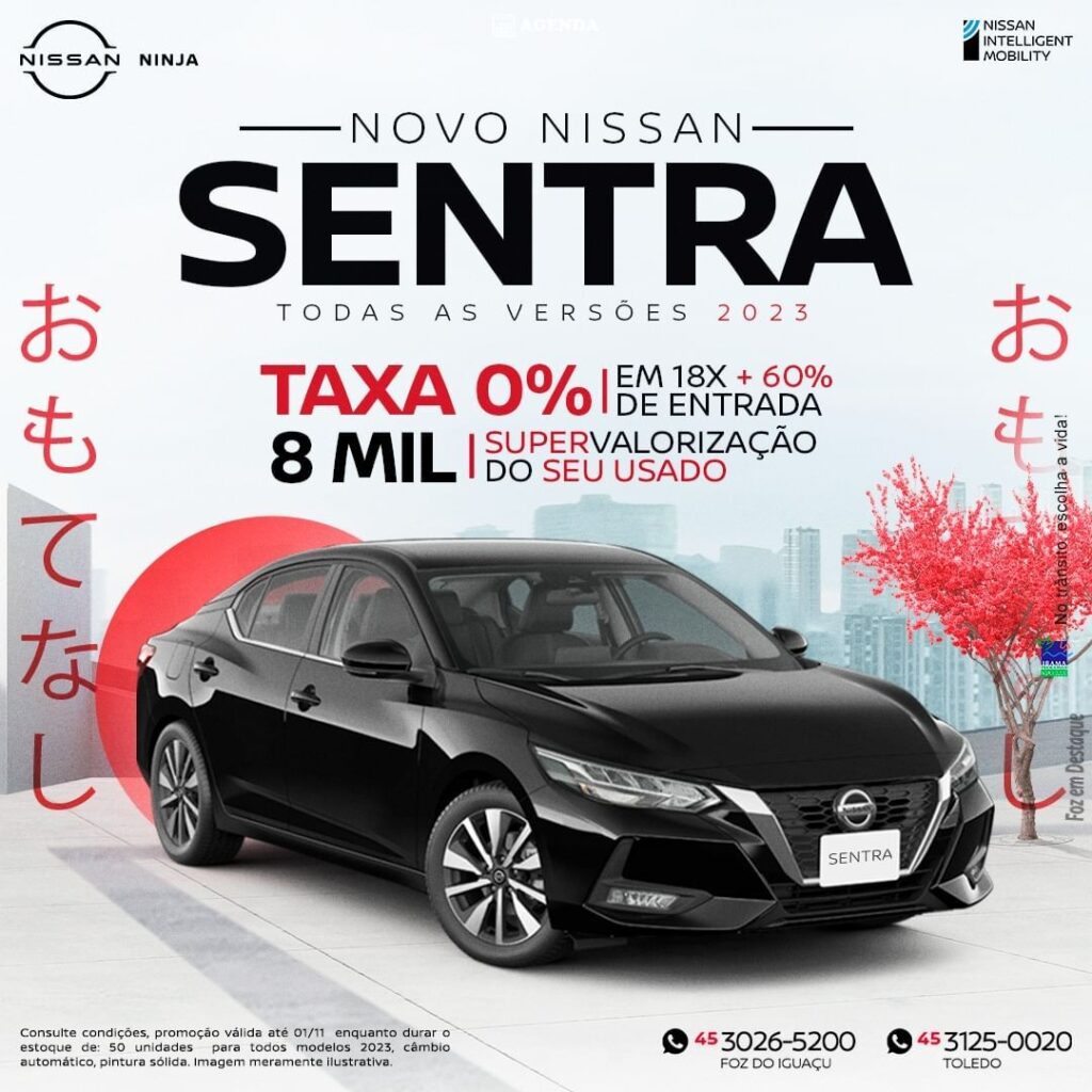 Últimos dias da Promoção Novo Nissan Sentra