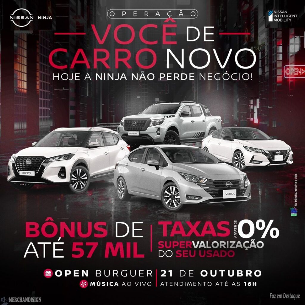 Operação Você De Carro Novo com a Nissan Ninja! 🔥