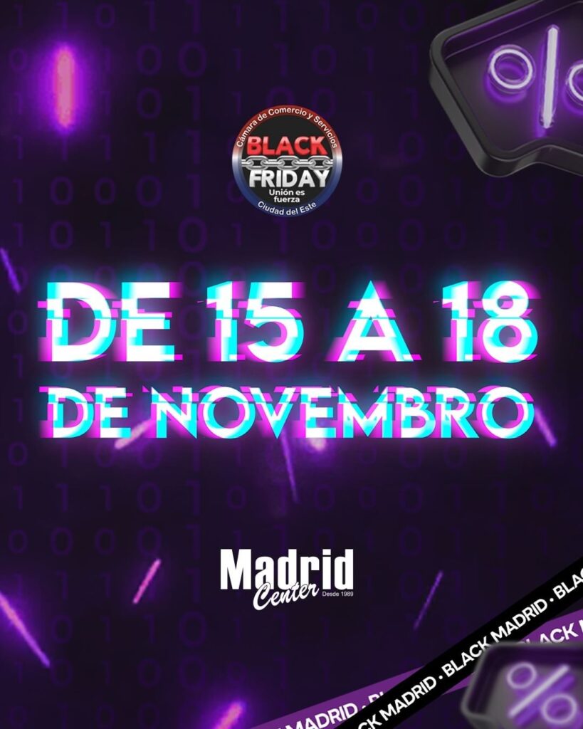 BLACK FRIDAY MADRID CENTER