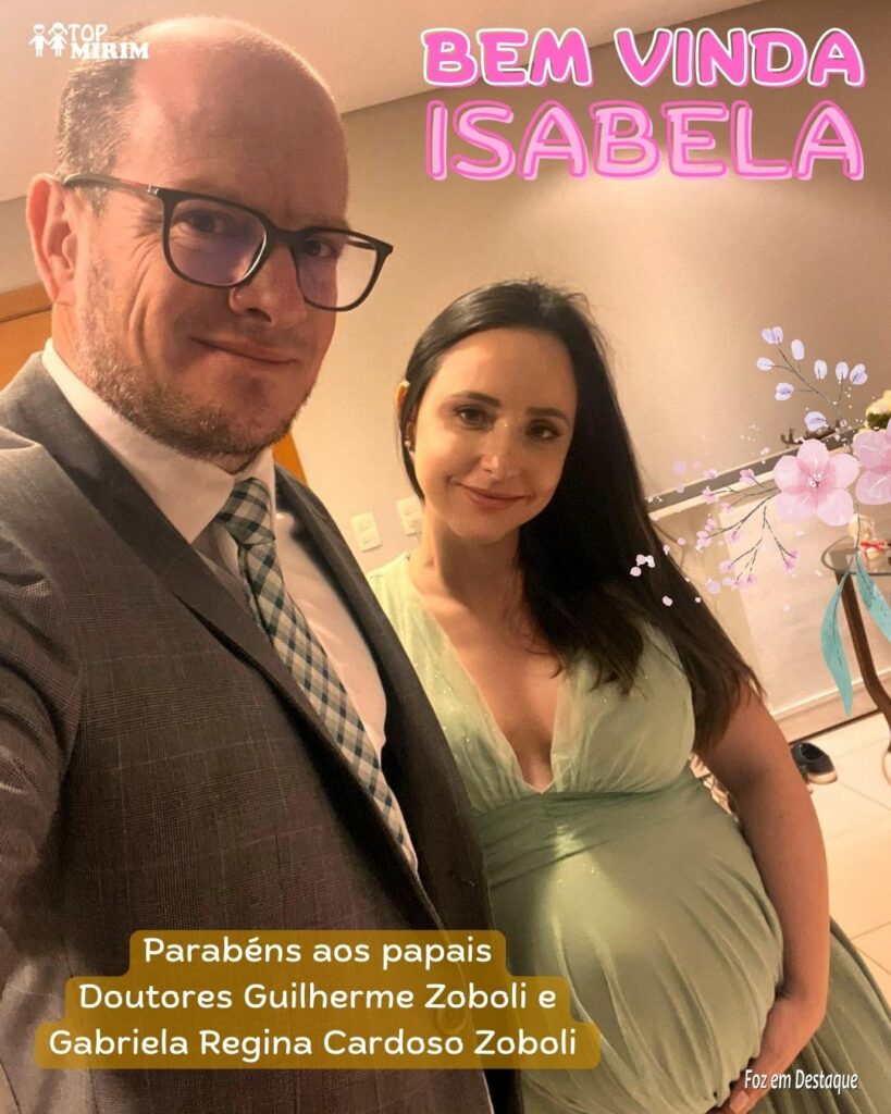 CHEGOU A ISABELA CARDOSO ZOBOLI - GUILHERME ZOBOLI - GABRIELA CARDOSO ZOBOLI