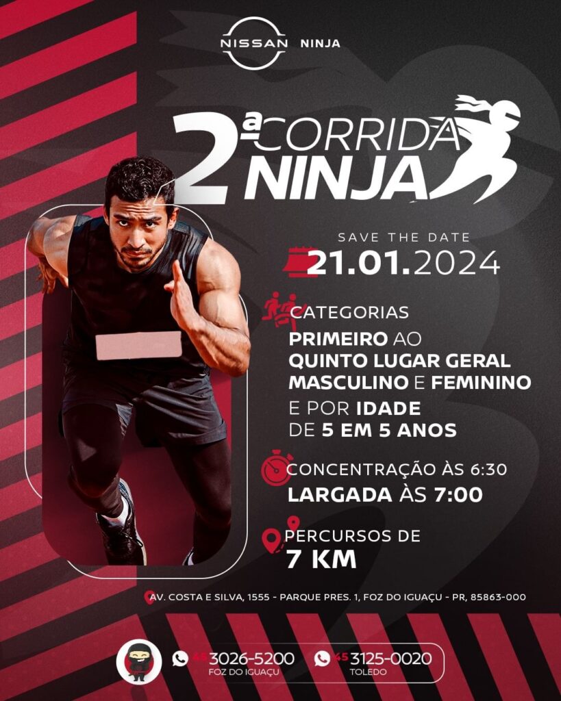 Vem aí a 2ª Corrida Ninja