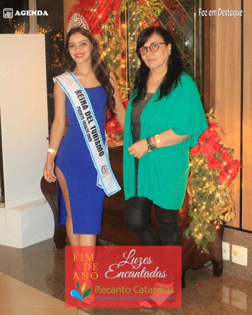 LUZES ENCANTADAS RECANTO CATARATAS - ALICIA SOSA - REINA DEL TURISMO PUERTO IGUAZU