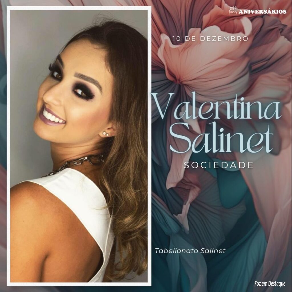 Valentina Salinet  Aniversários 10 de Dezembro