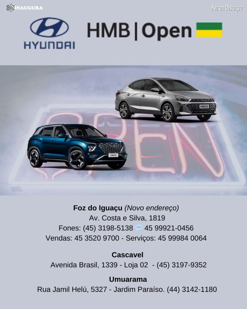 OPEN HYUNDAY FOZ NOVO 