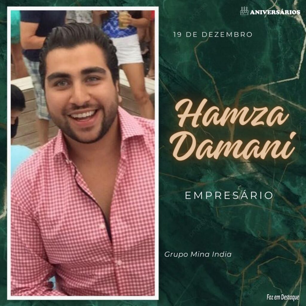 Hamza Damani Aniversários 19 de Dezembro