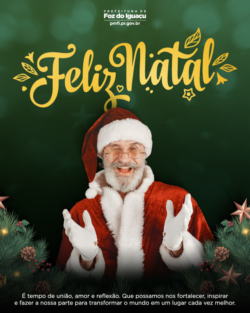 ÁRVORE DE NATAL FOZ EM DESTAQUE 2023 - PREFEITURA DE FOZ - CHICO BRASILEIRO